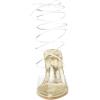 imageAllegra K Womens Clear Heels Lace Up Strappy Stiletto Transparent Heel SandalsGold