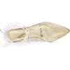 imageAllegra K Womens Clear Heels Lace Up Strappy Stiletto Transparent Heel SandalsGold
