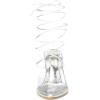 imageAllegra K Womens Clear Heels Lace Up Strappy Stiletto Transparent Heel SandalsSilver