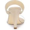 imageAllegra K Womens Clear Strap Stiletto Heel Slides SandalsBeige