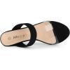 imageAllegra K Womens Dual Clear Strap Block Heels Slides SandalsBlack