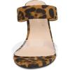 imageAllegra K Womens Dual Clear Strap Block Heels Slides SandalsLeopard