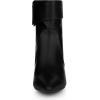 imageAllegra K Womens Pointed Toe Side Zip Kitten Heel Ankle BootsBlack