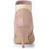 imageAllegra K Womens Pointed Toe Stiletto Heel Chelsea Ankle BootiesDust Pink