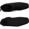 imageAllegra K Womens Square Toe Ankle Boots Chunky Low Heels BootsBlack