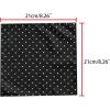imageAllegra K Mens Pocket Squares Handkerchiefs Classic Polka Dots for Wedding Business One Size Black