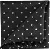 imageAllegra K Mens Pocket Squares Handkerchiefs Classic Polka Dots for Wedding Business One Size Black