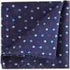 imageAllegra K Mens Pocket Squares Handkerchiefs Classic Polka Dots for Wedding Business One Size Navy Blue