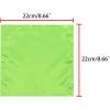 imageAllegra K Mens Pocket Squares Handkerchiefs Solid Color for Wedding PartyFluorescent Green