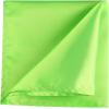 imageAllegra K Mens Pocket Squares Handkerchiefs Solid Color for Wedding PartyFluorescent Green