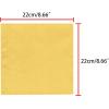imageAllegra K Mens Pocket Squares Handkerchiefs Solid Color for Wedding PartyLight Yellow
