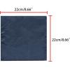 imageAllegra K Mens Pocket Squares Handkerchiefs Solid Color for Wedding PartyNavy Blue