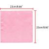 imageAllegra K Mens Pocket Squares Handkerchiefs Solid Color for Wedding PartyPink