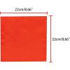 imageAllegra K Mens Pocket Squares Handkerchiefs Solid Color for Wedding PartyRed