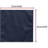 imageAllegra K Mens Pocket Squares Solid Color Classic Textured Handkerchiefs for Wedding BusinessNavy Blue