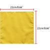 imageAllegra K Mens Pocket Squares Solid Color Classic Textured Handkerchiefs for Wedding BusinessYellow