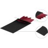 imageAllegra K Mens PreFolded Pocket Squares on Card Solid Triangles Suit HandkerchiefWine Red