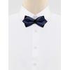 imageAllegra K Mens PreTied Bowties Plain Adjustable Neck Wedding Pointed Bow TiesNavy Blue