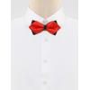 imageAllegra K Mens PreTied Bowties Plain Adjustable Neck Wedding Pointed Bow TiesRed