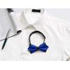 imageAllegra K Mens PreTied Bowties Plain Adjustable Neck Wedding Pointed Bow TiesRoyal Blue