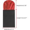 imageAllegra K Prefolded Pocket Squares for Men Polka Dots Round Shaped Suit HandkerchiefRed