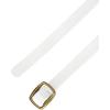 imageAllegra K Womens Adjustable Skinny Leather Belt Fashion Narrow Belts Minimalism Waist StrapWhite