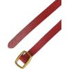 imageAllegra K Womens Adjustable Skinny Leather Belt Fashion Narrow Belts Minimalism Waist StrapWine Red