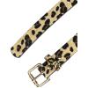 imageAllegra K Womens Leopard Print Belt Faux Leather Casual Ladies Waist Belts for Jeans PantsCamel