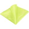 imageAllegra K Mens Pocket Squares Handkerchiefs Solid Color for Wedding PartyBright Yellow