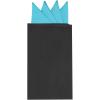 imageAllegra K Mens PreFolded Pocket Squares on Card Solid Triangles Suit HandkerchiefBlue
