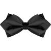 imageAllegra K Mens PreTied Bowties Plain Adjustable Neck Wedding Pointed Bow TiesBlack