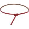 imageuxcell Adjustable Belt Leather Skinny Waistband No Buckle Fit to Dress for WomenRed