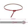 imageuxcell Adjustable Belt Leather Skinny Waistband No Buckle Fit to Dress for WomenRed
