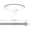 imageuxcell Adjustable Belt Leather Skinny Waistband No Buckle Fit to Dress for WomenWhite