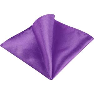 imageAllegra K Mens Pocket Squares Handkerchiefs Solid Color for Wedding PartyViolet