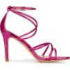 imageAllegra K Womens Open Toe Strappy Straps Stiletto Heel Hot Pink Sandals 85 M US