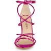 imageAllegra K Womens Open Toe Strappy Straps Stiletto Heel Hot Pink Sandals 85 M US