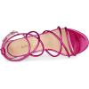 imageAllegra K Womens Open Toe Strappy Straps Stiletto Heel Hot Pink Sandals 85 M US