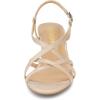 imageAllegra K Womens Slingback Strappy Kitten Heel SandalsBeige