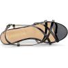 imageAllegra K Womens Slingback Strappy Kitten Heel SandalsBlack