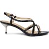 imageAllegra K Womens Slingback Strappy Kitten Heel SandalsBlack