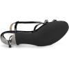 imageAllegra K Womens Slingback Strappy Kitten Heel SandalsBlack