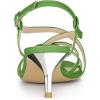 imageAllegra K Womens Slingback Strappy Kitten Heel SandalsGreen
