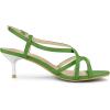 imageAllegra K Womens Slingback Strappy Kitten Heel SandalsGreen