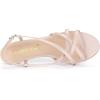 imageAllegra K Womens Slingback Strappy Kitten Heel SandalsNude