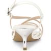 imageAllegra K Womens Slingback Strappy Kitten Heel SandalsWhite