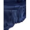 image:imageAllegra K High Waisted Pants for Womens Casual Drawstring Ankle Length Satin JoggersRoyal Blue