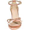 image:imageAllegra K Womens Bow Decor Ankle Strap Block Heels SandalsRose Gold