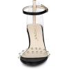 image:imageAllegra K Womens Clear Block Heel Ankle Strap Heeled SandalsBlack