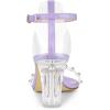 image:imageAllegra K Womens Clear Block Heel Ankle Strap Heeled SandalsLight Purple